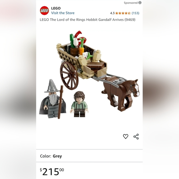 [LEGO] FINAL PRICE **RARE COLLECTIBLE** LOTR 9469 Gandalf Arrives - NEW In Box - Picture 12 of 13